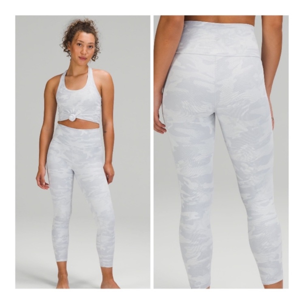 🔥 Lululemon Wunder Under 25” White Camo 4